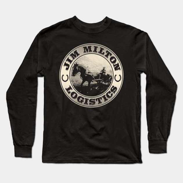 Jim Milton Logistics Long Sleeve T-Shirt by robotrobotROBOT